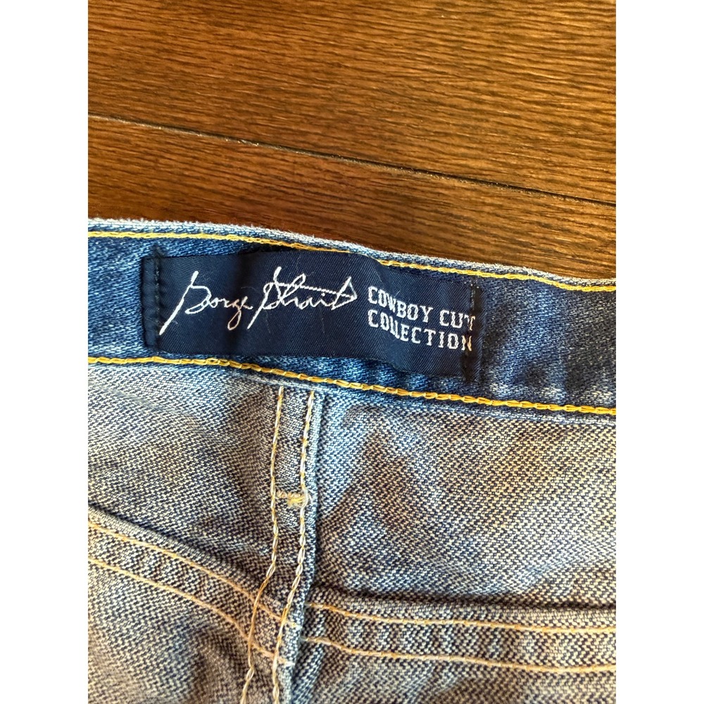 Wrangler George Strait Cowboy Cut Slim Fit Jeans 936GSHD Blue Denim 32x30 Mens - Picture 5 of 8